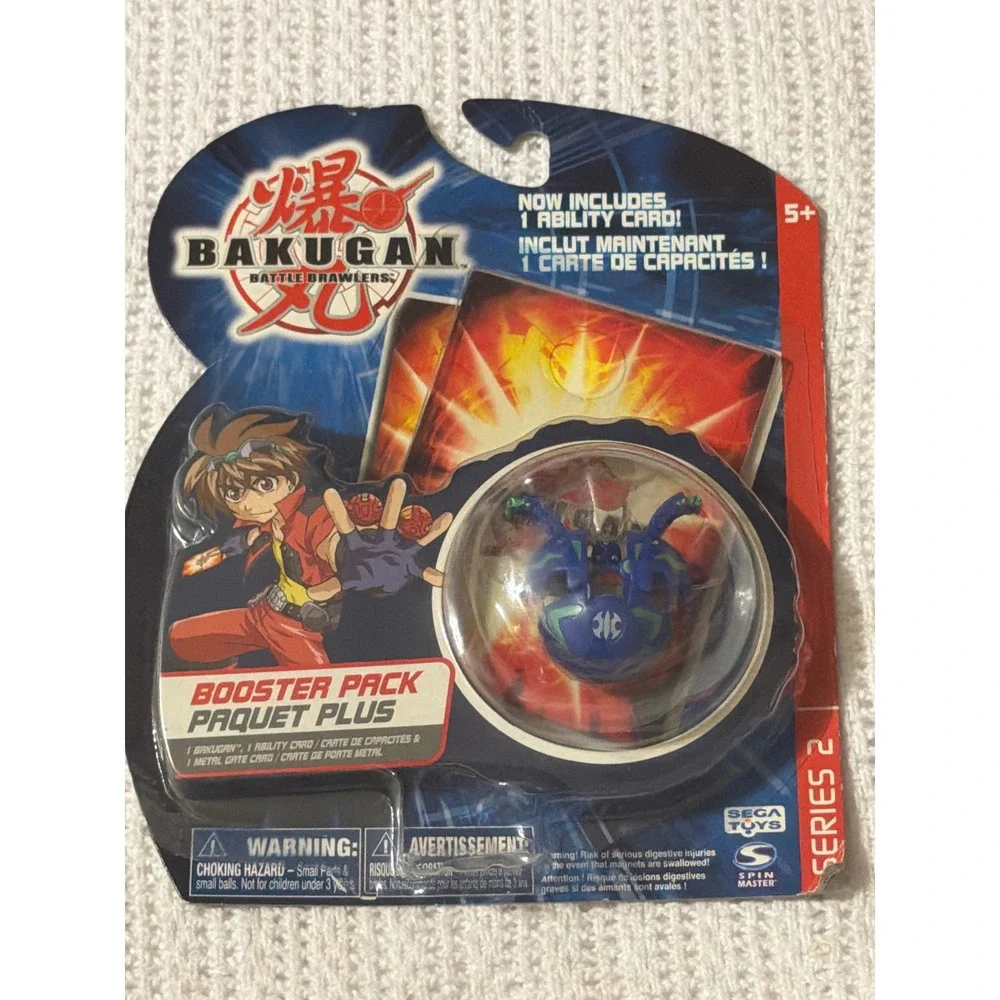 Bakugan‎ Battle Brawlers Booster Pack Series 2 With Metal Gate Card Blue Falcon